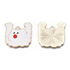 Rack Plating Alloy Enamel Pendants ENAM-T011-167-3