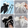 6 Styles Bowknot Polyester Hair Barrettes PHAR-SP0001-22A-3
