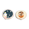 Rocket with Planet Enamel Pin JEWB-N007-225-1