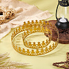 Crown Brass Ribbon for Lamp Cover Decoration AJEW-WH0348-381A-5