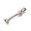 Anti-Tarnish 304 Stainless Steel Pendants STAS-Z110-45P-2