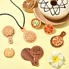 50Pcs 10 Style Resin Imitation Pizza FIND-CJ0004-34-6