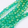 Crackle Glass Beads Strands X-CCG-Q002-6mm-07-1