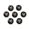 Dyed Black Synthetic Turquoise Beads G-F775-B05-1