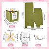 Folding Square Paper Candy Boxes LS-CBOX-WH0001-E02-2