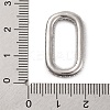 Rack Plating Brass Micro Pave Clear Cubic Zirconia Linking Rings KK-Z070-12P-03-3