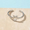 304 Stainless Steel Adjustable Cuff Rings RJEW-Z105-01P-03-2
