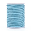 Round Waxed Polyester Cord X-YC-G006-01-1.0mm-06-1