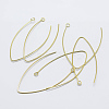 925 Sterling Silver V Shaped Earring Hooks STER-K167-064G-2