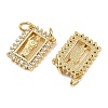 Brass Micro Pave Cubic Zirconia Pendants KK-S526-05G-A-2