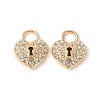 Alloy Crystal Rhinestone Pendants PALLOY-E775-17G-1