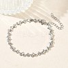 Women's 304 Stainless Steel Dolphin Link Chains Bracelets BJEW-G790-02P-1