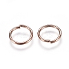 304 Stainless Steel Open Jump Rings LS-STAS-E484-72E-RG-1