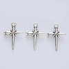 Tibetan Style Alloy Pendants X-TIBE-R316-109AS-RS-1