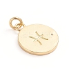 Brass Micro Pave Cubic Zirconia Pendants ZIRC-E164-34D-G-2