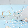 Natural Freshwater Shell Pendant Sets SHEL-PH0001-54-5