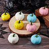 12Pcs 4 Colors Polyethylene Artificial Pumpkin DJEW-GF0001-71B-4