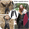 PU Leather Medieval Thigh Armor AJEW-WH20009-33-5