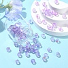 100Pcs Frosted Baking Paint Glass Beads DGLA-YW0001-36F-4