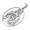 201 Stainless Steel Pendants STAS-Q341-25P-2