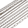 Unisex 304 Stainless Steel Chain Bracelets BJEW-TA0001-05P-3