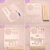 Transparent Acrylic Jewelry Display Stangs EDIS-WH0034-01-5