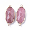 Natural Rhodochrosite Links Connectors X-G-R472-03G-2