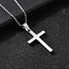 304 Stainless Steel Pendant Necklaces NJEW-P329-03B-P-2