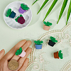 10 Colors Plant Food Grade Eco-Friendly Silicone Focal Beads SIL-SP0001-11-3