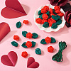 DIY Rose Flower Nursing Necklaces Making Kit for Kids Chewing Teething DIY-TA0006-35-6