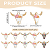 10Pcs 5 Colors Alloy Enamel Pendants FIND-LP0002-25-2