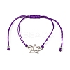 Adjustable Waxed Polyester Cord Bracelets BJEW-PH01271-04-2