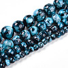 Baking Paint Glass Beads X1-DGLA-N003-8mm-A08-2