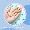 20Pcs 20 Styles Evil Eye Alloy Enamel & Rhinestone Pendants and Connector Charms Findings Kits ENAM-YW0005-60-4