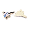 Alloy with Enamel Pendants PALLOY-Q467-03G-02-2