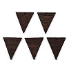 Natural Wenge Wood Pendants WOOD-T023-61-1
