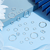   138Pcs 3 Styles Aluminum Open Jump Rings FIND-PH0007-15-6