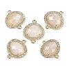Natural Moonstone Faceted Oval Links G-B126-01G-13-1