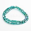 AB Color Plated Faceted Cuboid Electroplate Glass Beads Strands EGLA-F109-A06-A-2