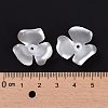 Flower Imitation Pearl Acrylic Bead Caps LS-OACR-L004-7226-4