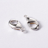 Brass Lobster Claw Clasps KK-903-S-NF-4