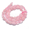 Natural Rose Quartz Beads Strands X-G-O186-B-09-3