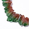 Natural Quartz Crystal Dyed Beads Strands G-I345-02B-3