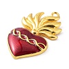 Alloy Enamel Pendants ENAM-P252-04G-2