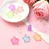 10Pcs 10 Styles Luminous Transparent Resin Pendants RESI-YW0001-80-6