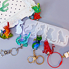 Cat Shape Pendant DIY Silhouette Silicone Mold LS-DIY-K067-02C-1