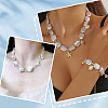 1 Strand Natural Keshi Pearl Beads Strands PEAR-PA0001-04-5