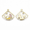 Alloy Enamel Pendants X-ENAM-S122-012-NR-1