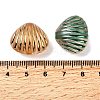 Spray Painted Opaque Acrylic Beads OACR-H054-17-3