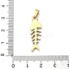 304 Stainless Steel Pendants STAS-F336-13G-03-3